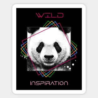 Panda Bear Wild Nature Animal Illustration Art Drawing Magnet